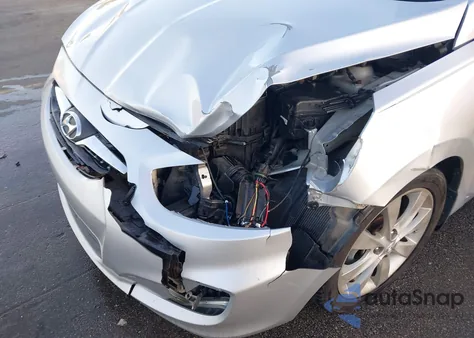 2014 Hyundai Accent Gls из США, поврежденный, VIN KMHCU4AE2EU767914